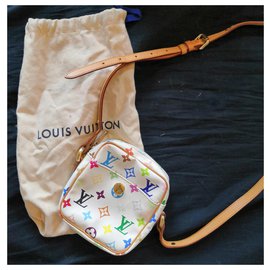 Louis Vuitton-Superbe sac Louis Vuitton modèle Rift-Blanc,Multicolore