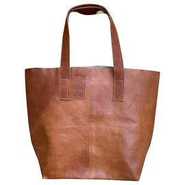 Irene Van Ryb Sac cabas en cuir Caramel