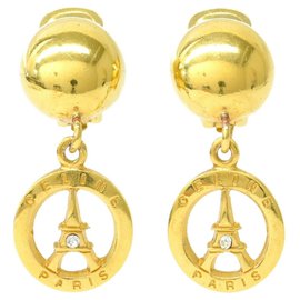Céline-Céline Ear Clips Eiffel tower-Golden