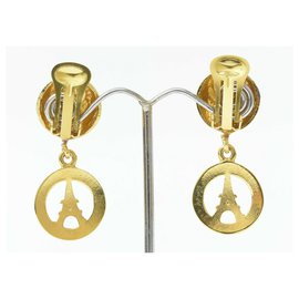 Céline-Céline Ear Clips Eiffel tower-Golden