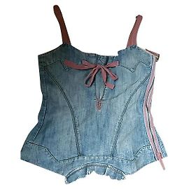 Marithé et François Girbaud Tops Azul claro