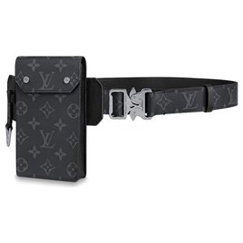 Louis Vuitton Gebrauchsgürtel LV Grau