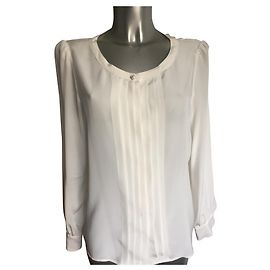 Gerard Darel Silk blouse G Darel model LACEY Size 44 Eggshell