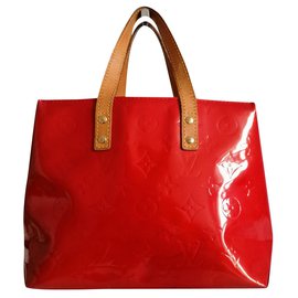 Louis Vuitton-MM Reade Tote vernis Leather-Red