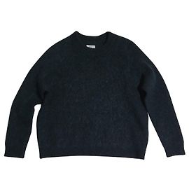 Envii Grüner Pullover aus Wolle und Mohair Gr. L Grün Dunkelgrün