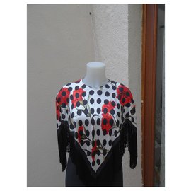 Dolce & Gabbana-Vestidos-Negro,Roja,Multicolor