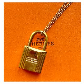 Ciondolo con lucchetto Hermès H. 160 D'oro