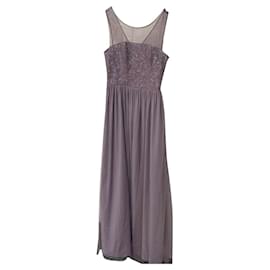 Vera Wang-Evening gown with tulle and sequins-Pink,Purple