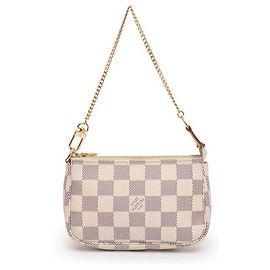 Accessoires Louis Vuitton Mini Pochette Damier Azur Crème