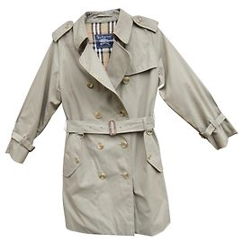 trench da donna vintage Burberry 38 Cachi