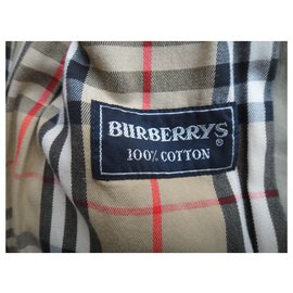 Burberry-gabardina vintage de mujer Burberry 38-Caqui