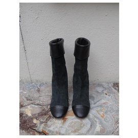 Chloé-Ankle Boots-Black,Dark grey