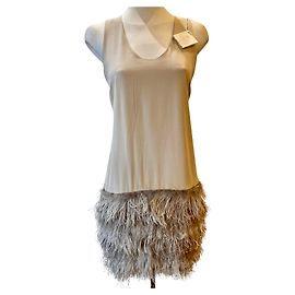 Brunello Cucinelli Vestidos Beige