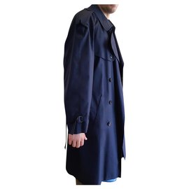 Autre Marque-Tren coat vintage-Blu navy