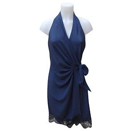 Azzaro Robes Noir Bleu Marine
