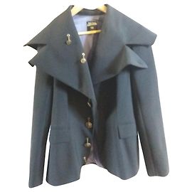 Jean Paul Gaultier Black Wool Jacket Black