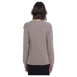 Diane Von Furstenberg-Knitwear-Beige,Grey