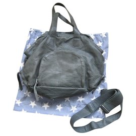 Petite Mendigote-Handbags-Dark grey
