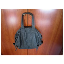 Petite Mendigote-Handbags-Dark grey