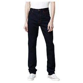 Calvin Klein Indigo-Jeanshose mit roten Nähten Blau