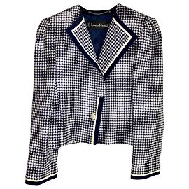Louis Féraud Giacca pied de poule Louis Feraud Blu navy