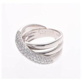 Céline-Céline Ring-Silvery