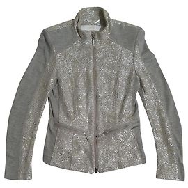 Autre Marque Airfield Silvery Grey Jacket Blazer Silvery Grey