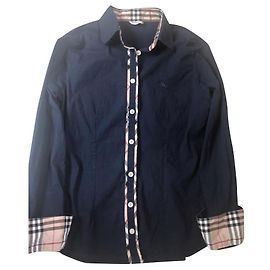 Camisa Burberry Brit de algodón azul Azul