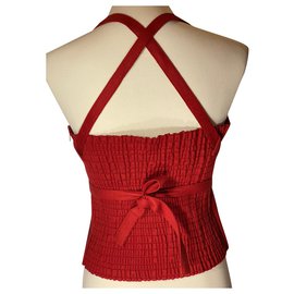 Brunello Cucinelli-Bustier-Rouge