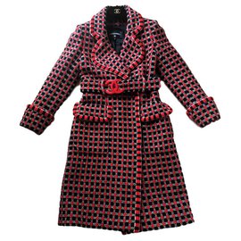 Chanel-raro cappotto in tweed fantasia-Multicolore