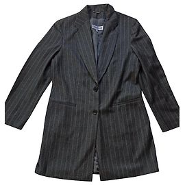 Cerruti 1881 Grey Wool Striped Jacket Grey