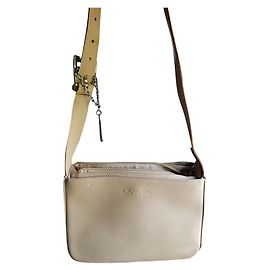 Lancel Beige Leather Handbag Beige