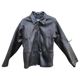 Jil Sander jacket in lambskin t 38 Black