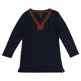 Camicetta blu in cotone Ralph Lauren Blu