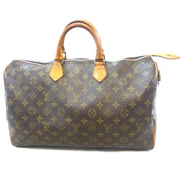 Louis Vuitton-Speedy 40 Monogram-Brown