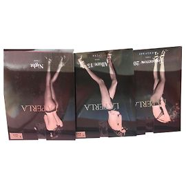 Conjunto de 3 leggings La Perla pretas Preto