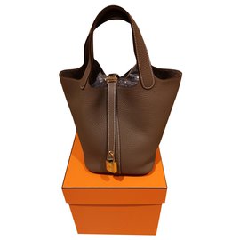 Hermès-Hermès Picotin 18-Taupe