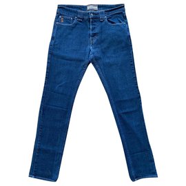 Galliano-Pantalones-Azul oscuro