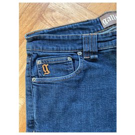Galliano-Jeans-Azul escuro