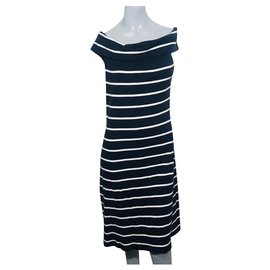 Ralph Lauren-Vestidos-Blanco,Azul