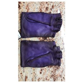 Louis Vuitton-Gloves-Purple