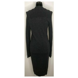 Diane Von Furstenberg-Wool cardigan JAYE-Dark grey