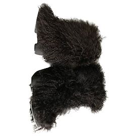 Botas Robert Clergerie de pelo de cabra mongol marrom escuro Castanho escuro