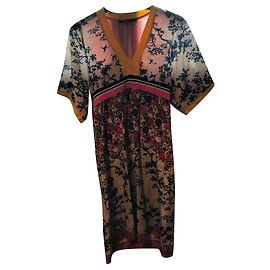 Autre Marque Robe à imprimé japonais en polyester Multicolore