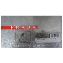 Prada-bottines compensées Prada p 39,5-Taupe
