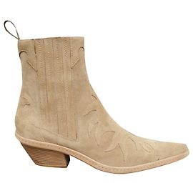 botas vaqueras Sartore p 37 Nueva condición Beige