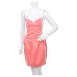 Robe Gestuz Orange en Polyester M Orange