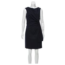 Diane Von Furstenberg Vestido DvF Amara com faixa Preto