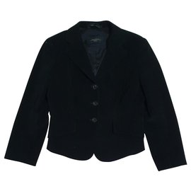 Blazer Weekend Max Mara Negro Algodón Elastano Negro