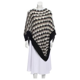 Missoni-Missoni poncho-Black,White,Grey